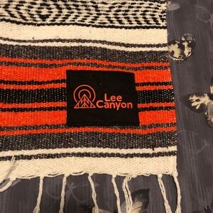 A picnic blanket/ throw Lee Canyon”